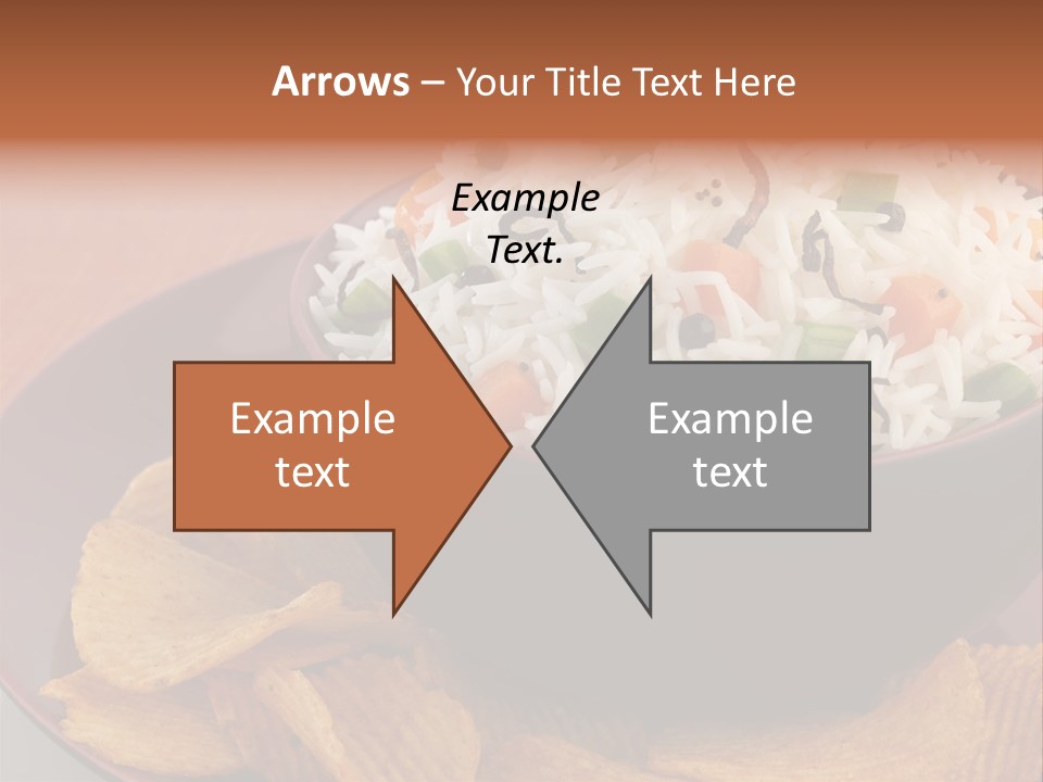 Dinner Peas Cheese PowerPoint Template