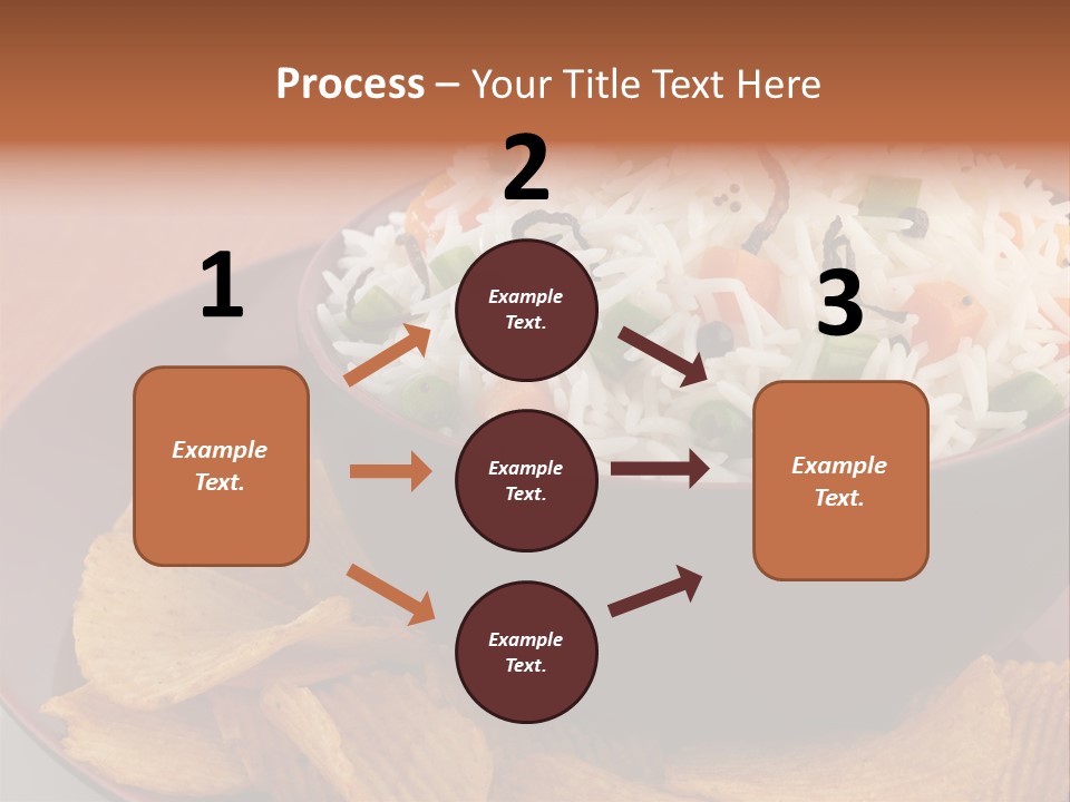 Dinner Peas Cheese PowerPoint Template