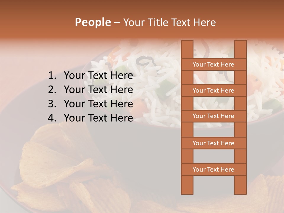 Dinner Peas Cheese PowerPoint Template