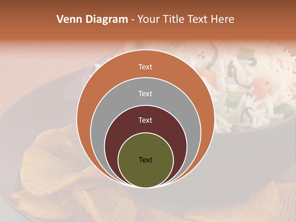 Dinner Peas Cheese PowerPoint Template