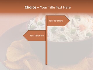 Dinner Peas Cheese PowerPoint Template