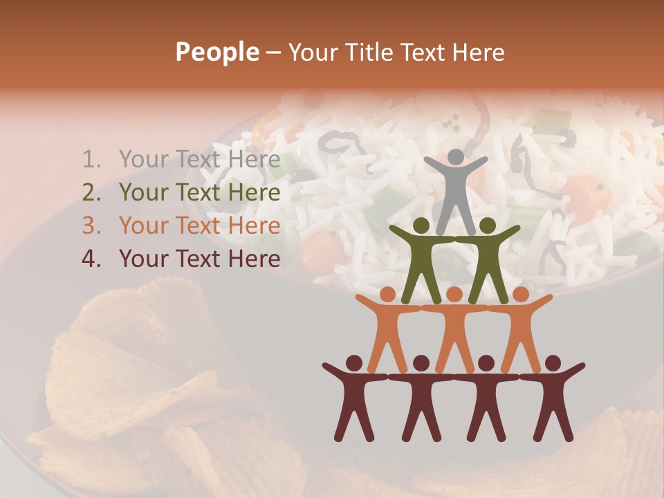 Dinner Peas Cheese PowerPoint Template