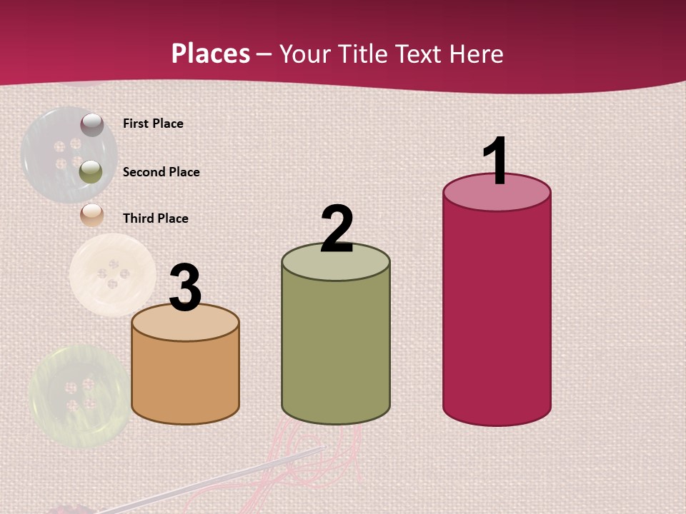 Thread Colorful Darn PowerPoint Template