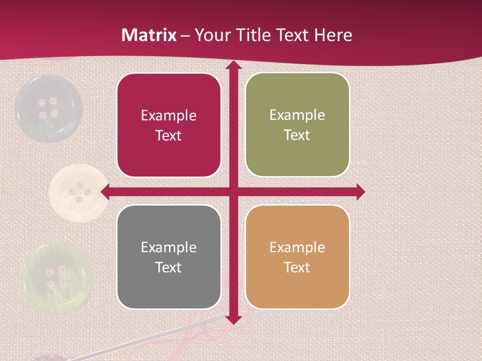 Thread Colorful Darn PowerPoint Template