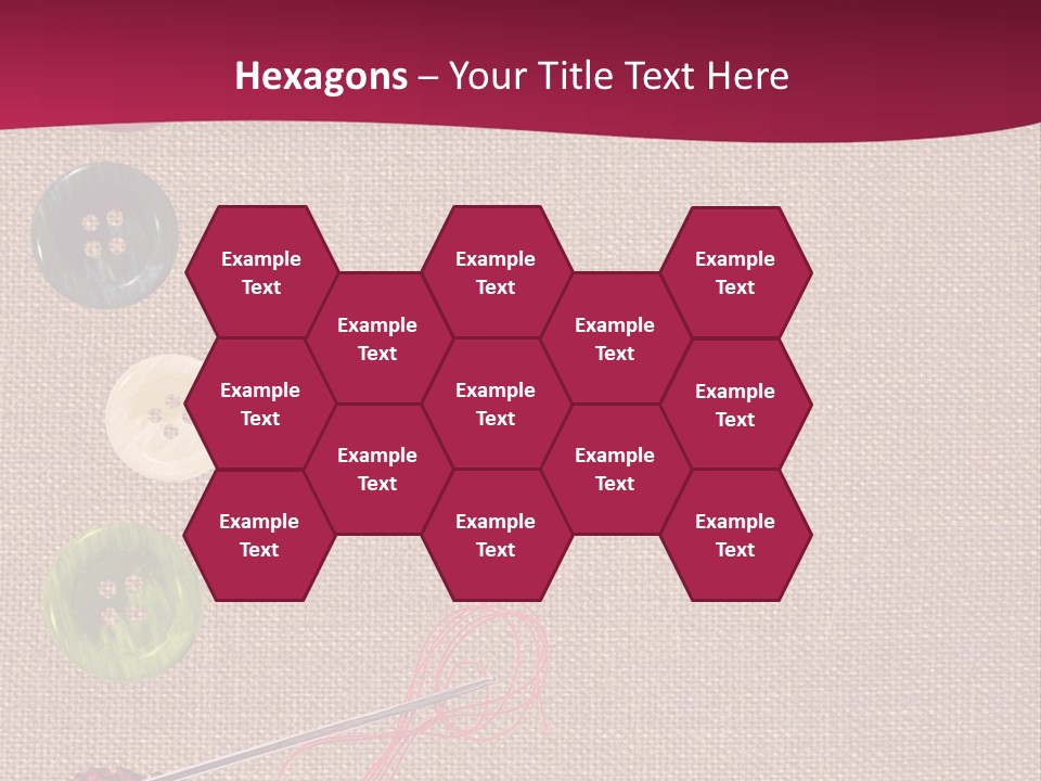 Thread Colorful Darn PowerPoint Template