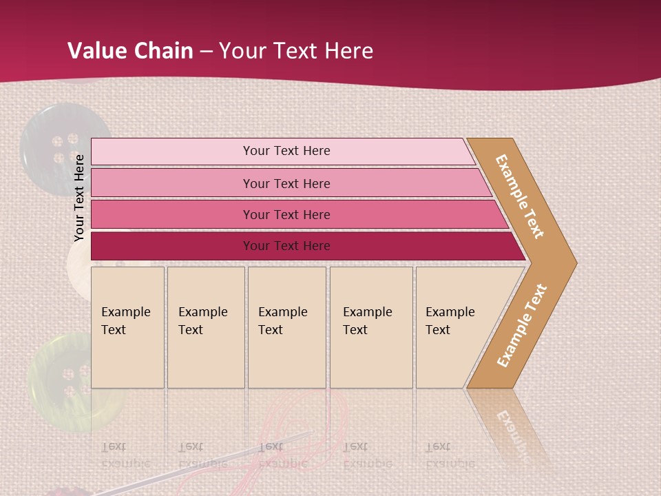 Thread Colorful Darn PowerPoint Template