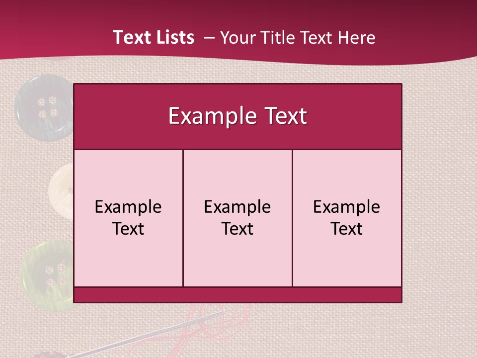 Thread Colorful Darn PowerPoint Template