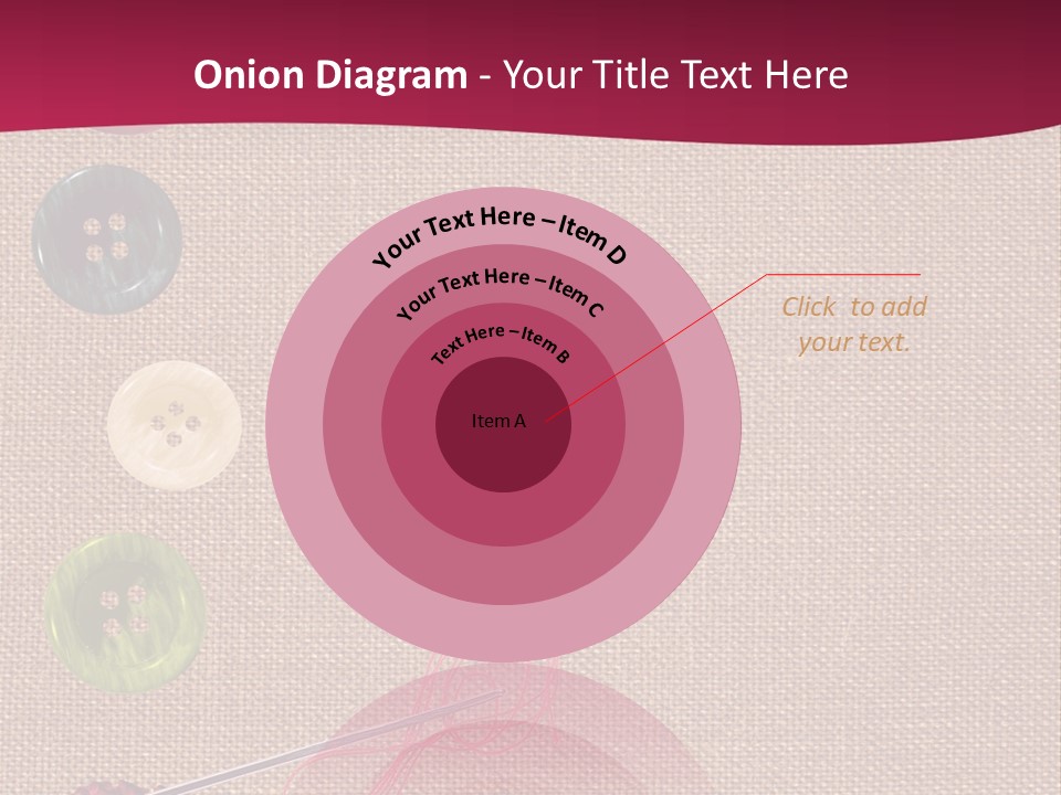 Thread Colorful Darn PowerPoint Template