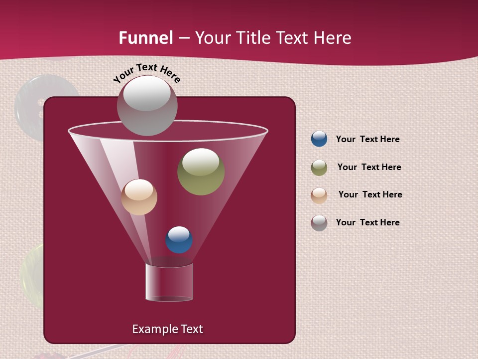 Thread Colorful Darn PowerPoint Template