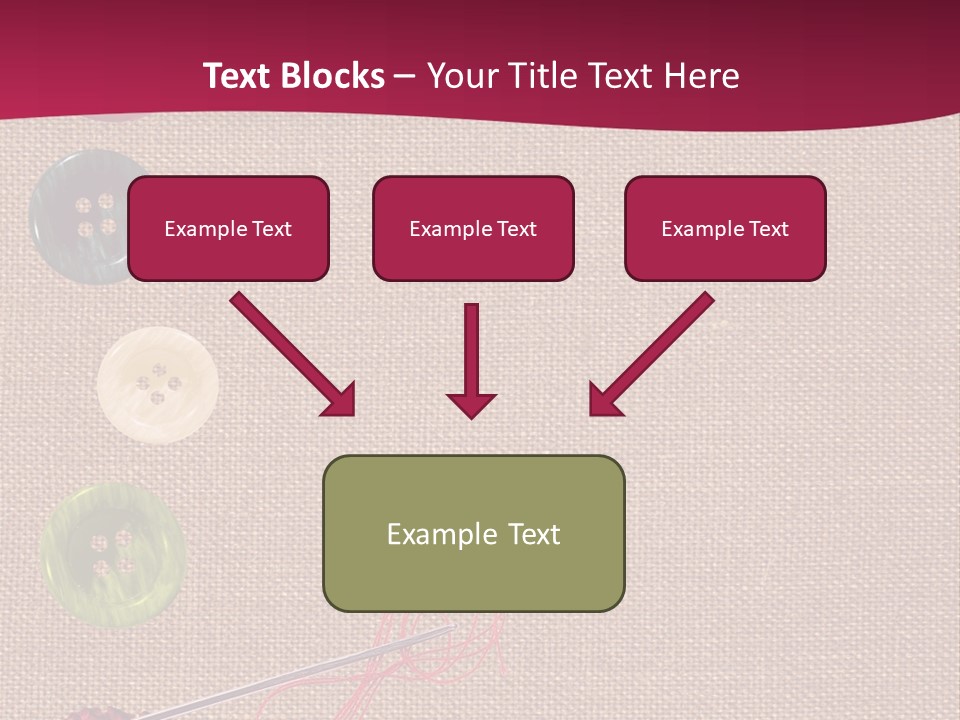 Thread Colorful Darn PowerPoint Template