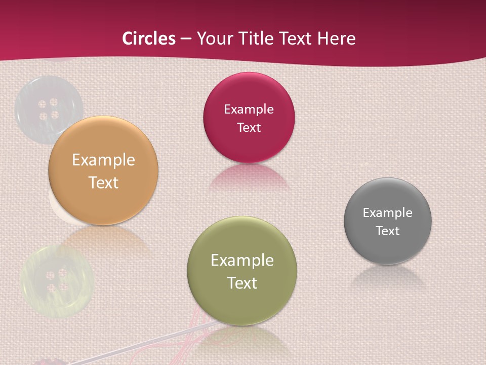 Thread Colorful Darn PowerPoint Template