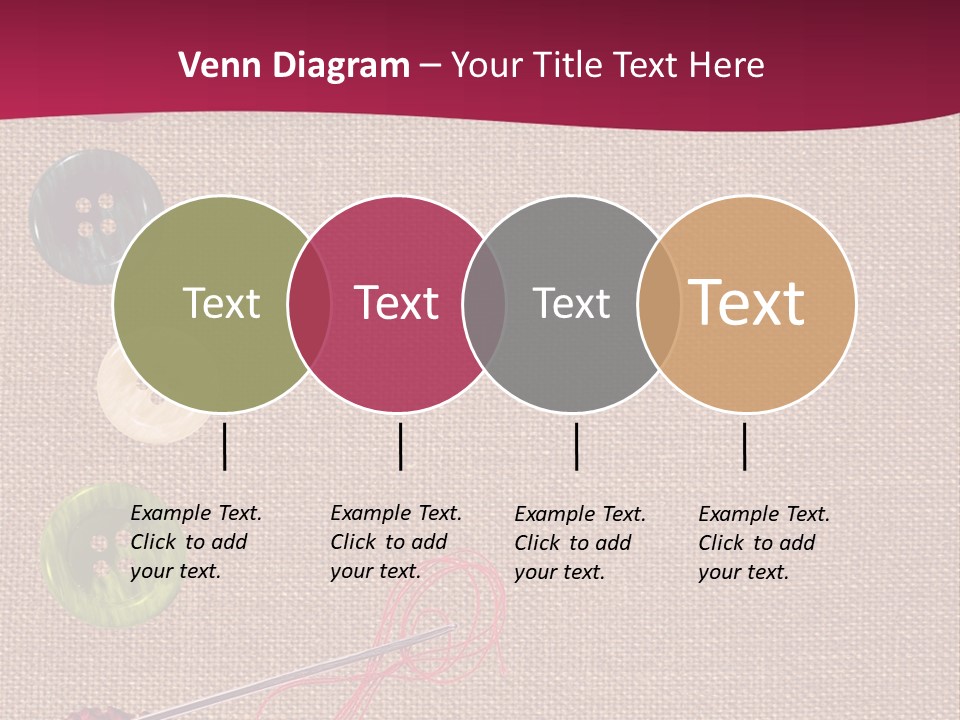 Thread Colorful Darn PowerPoint Template