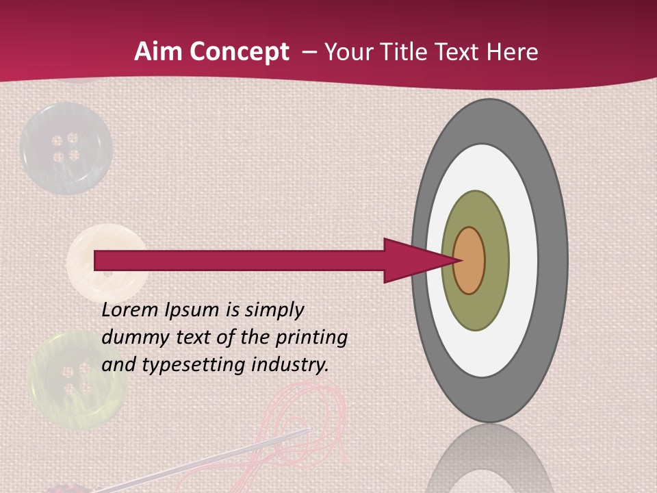 Thread Colorful Darn PowerPoint Template