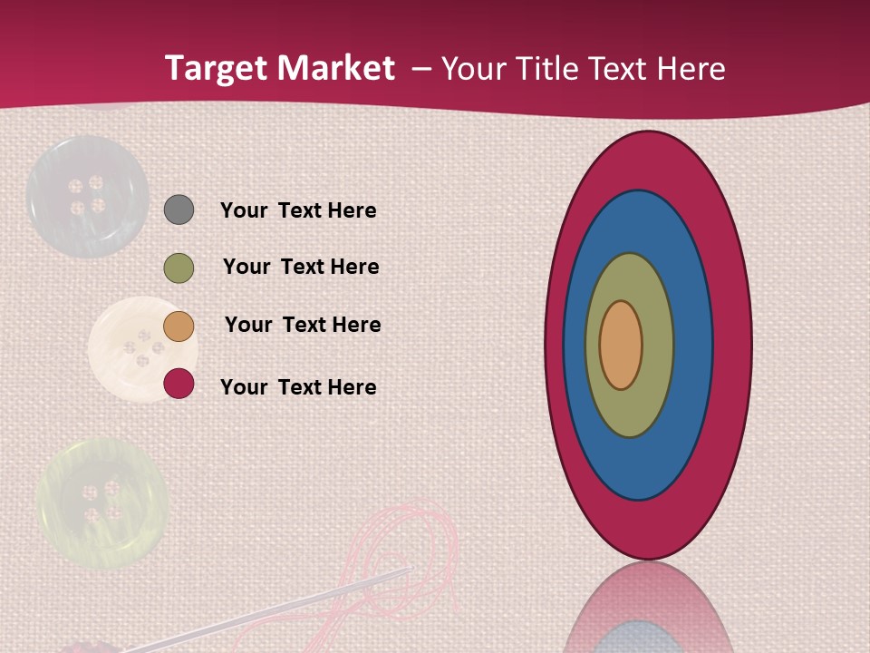 Thread Colorful Darn PowerPoint Template