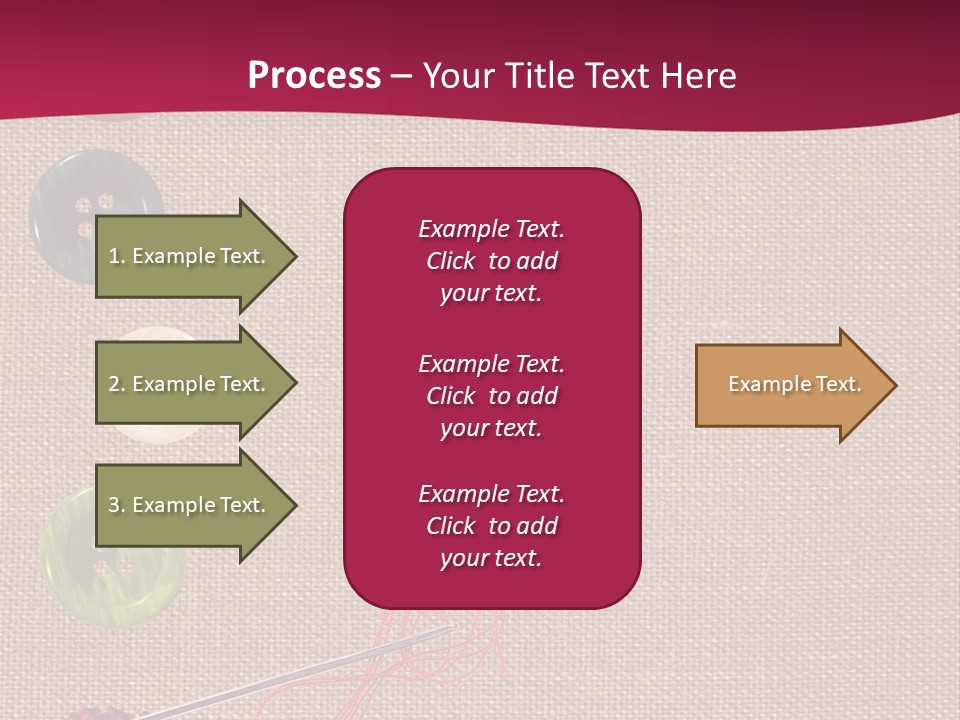 Thread Colorful Darn PowerPoint Template