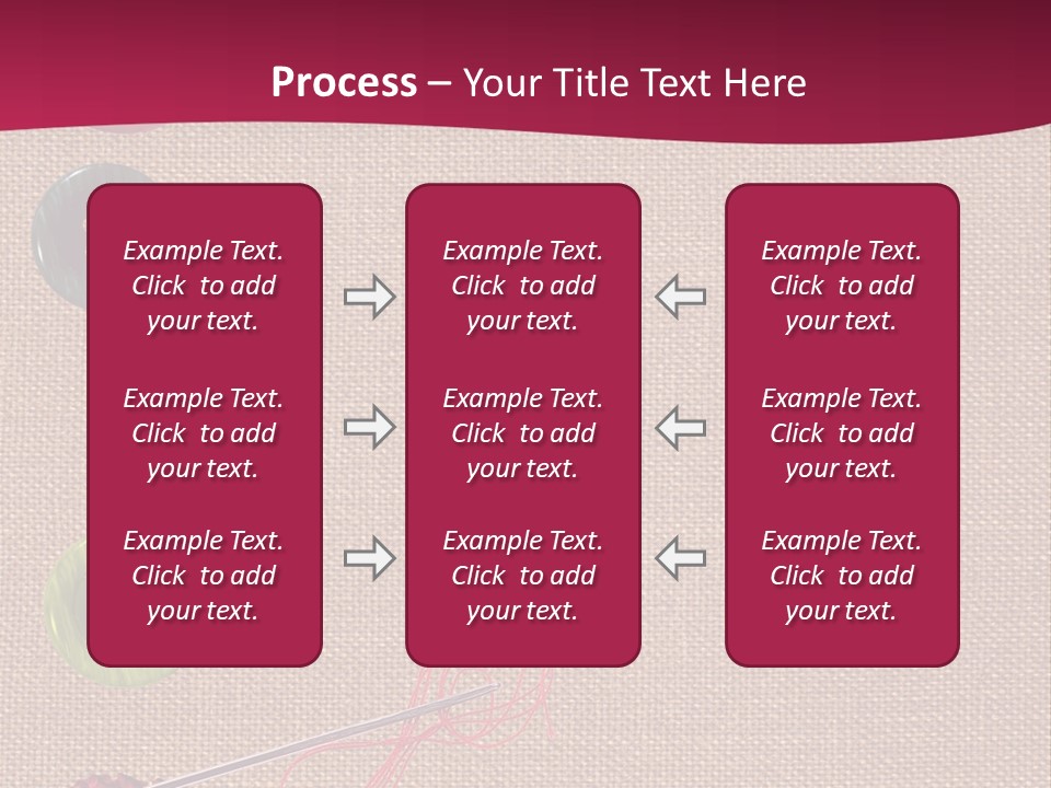 Thread Colorful Darn PowerPoint Template