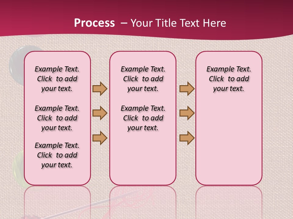 Thread Colorful Darn PowerPoint Template