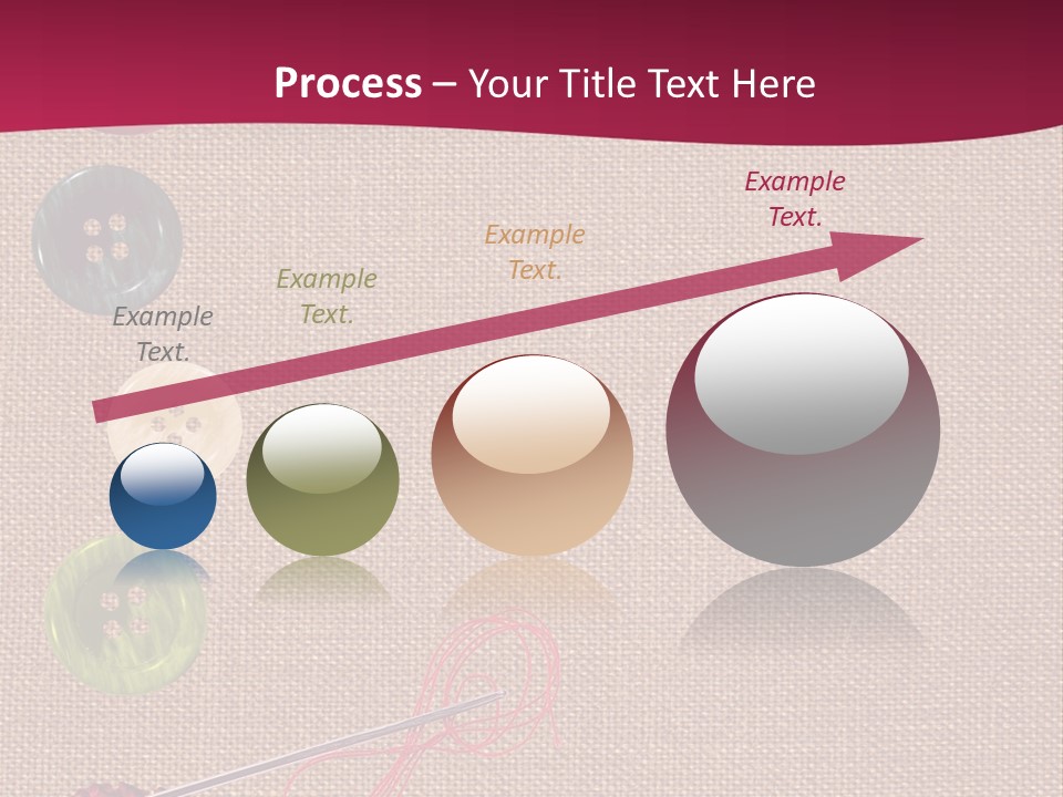 Thread Colorful Darn PowerPoint Template