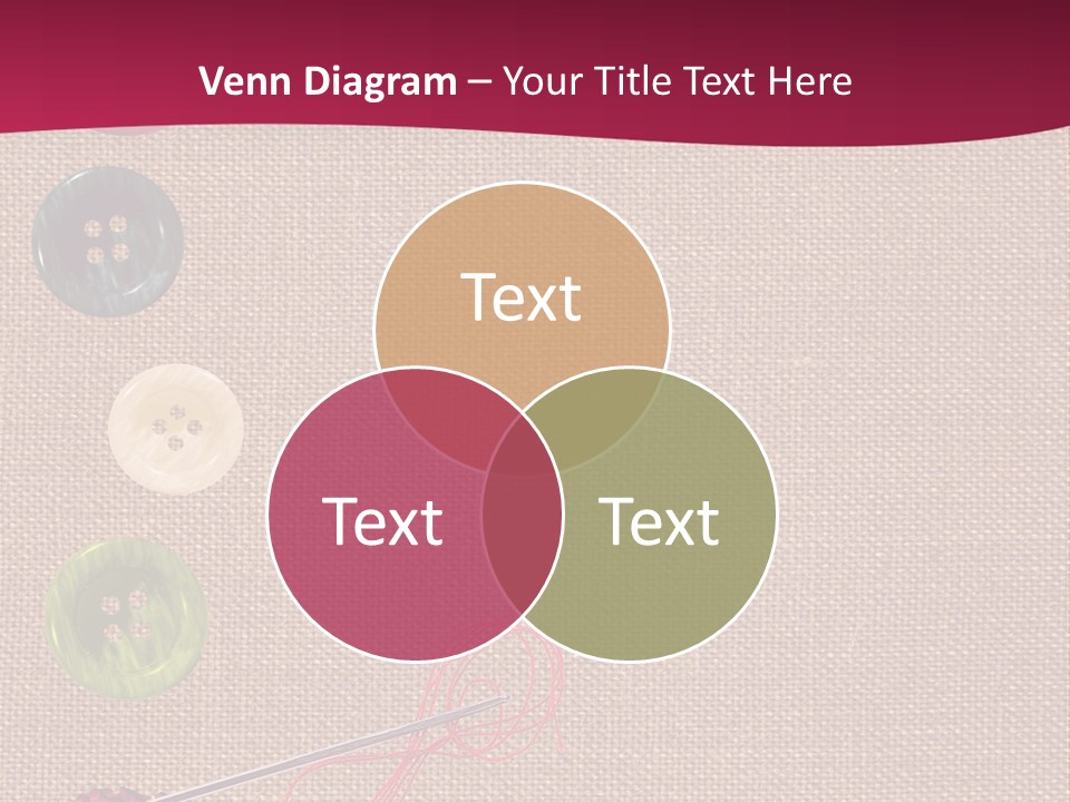 Thread Colorful Darn PowerPoint Template