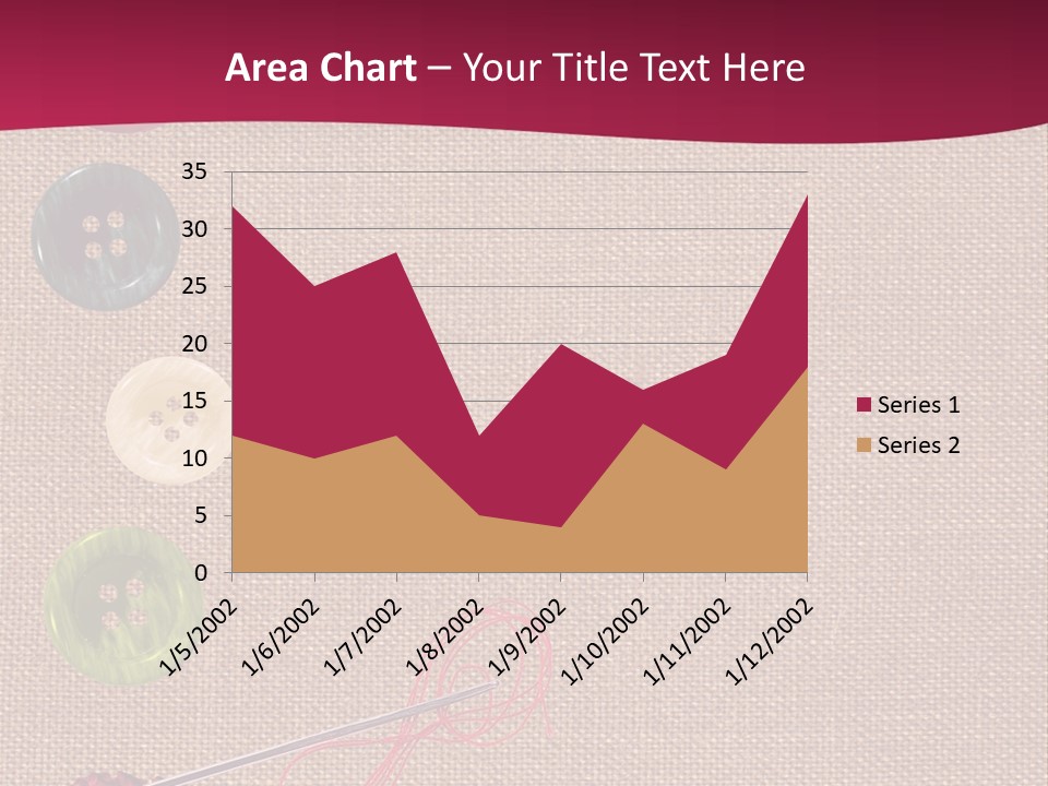 Thread Colorful Darn PowerPoint Template