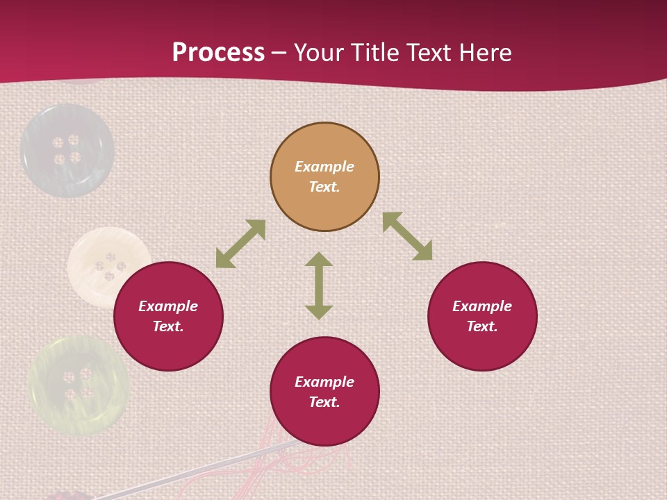 Thread Colorful Darn PowerPoint Template