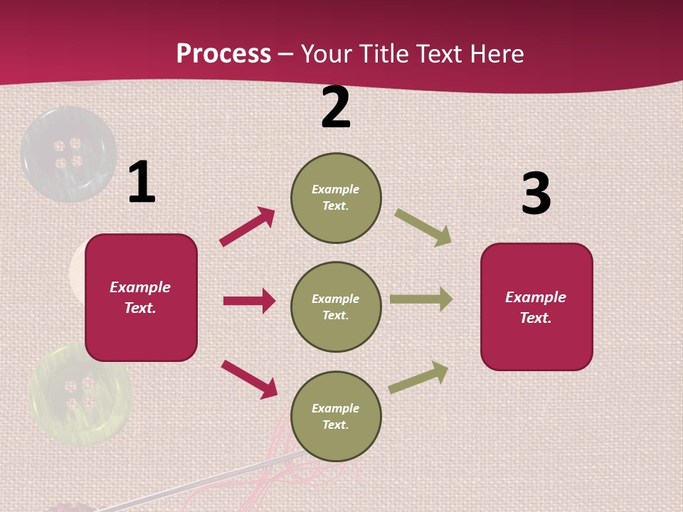 Thread Colorful Darn PowerPoint Template