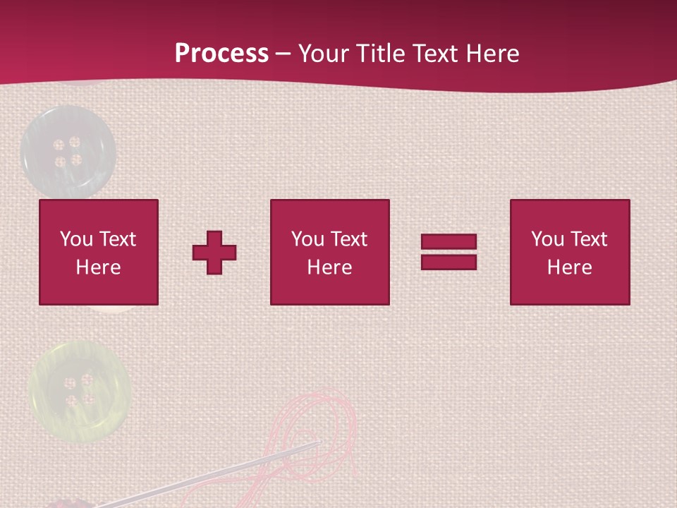 Thread Colorful Darn PowerPoint Template