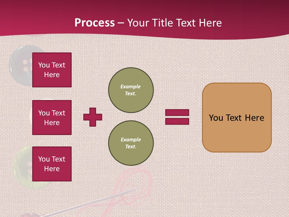 Thread Colorful Darn PowerPoint Template