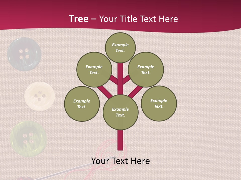 Thread Colorful Darn PowerPoint Template