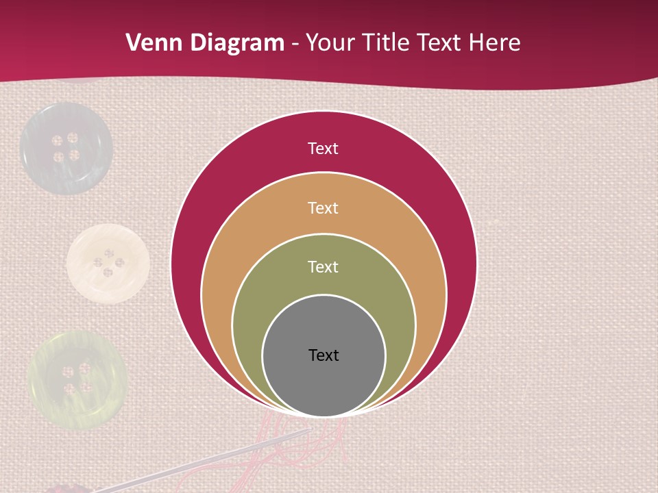 Thread Colorful Darn PowerPoint Template