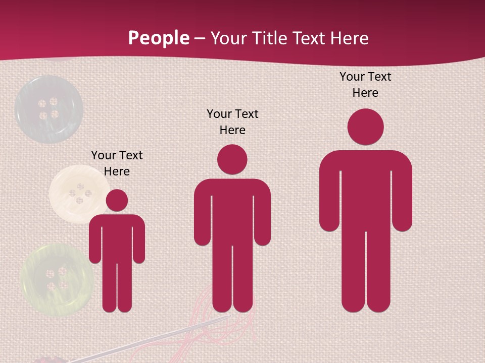 Thread Colorful Darn PowerPoint Template