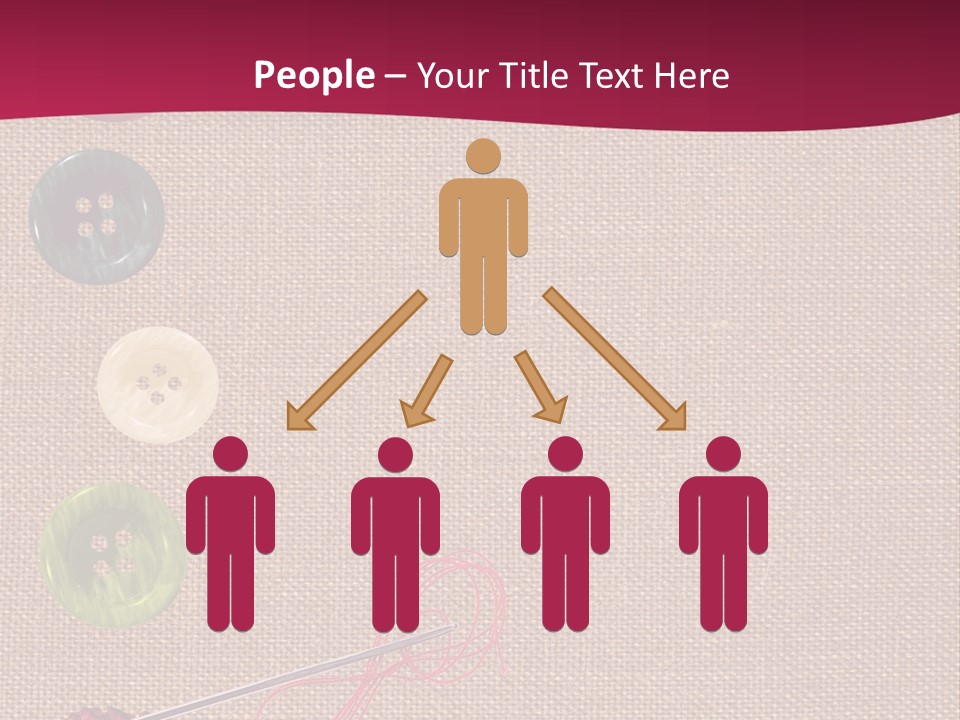 Thread Colorful Darn PowerPoint Template