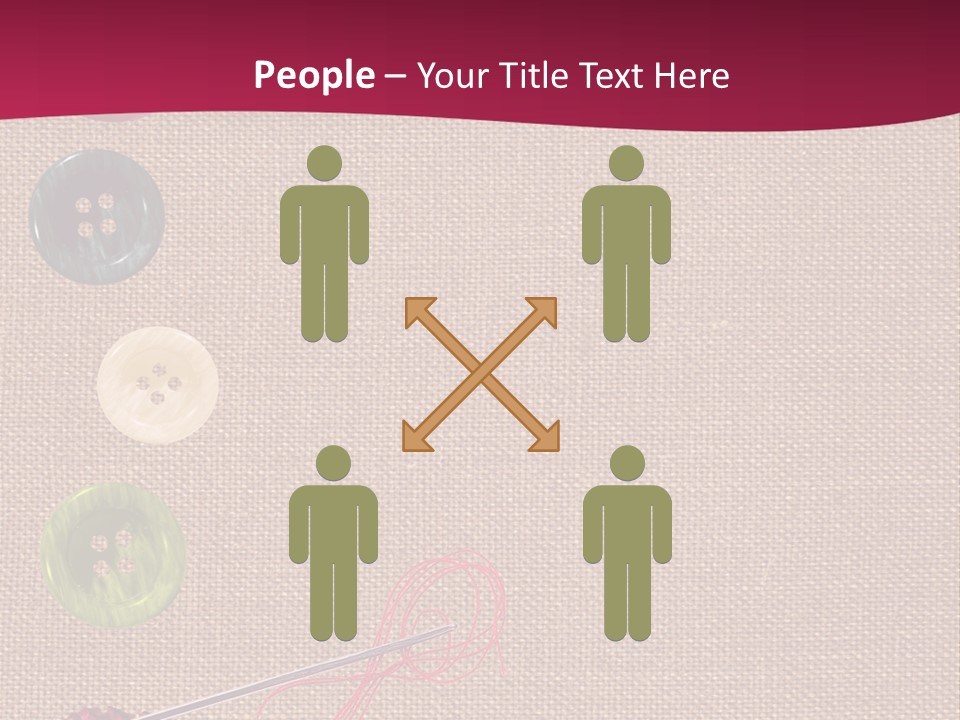 Thread Colorful Darn PowerPoint Template