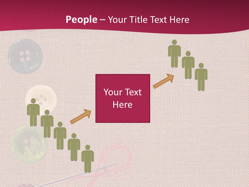 Thread Colorful Darn PowerPoint Template