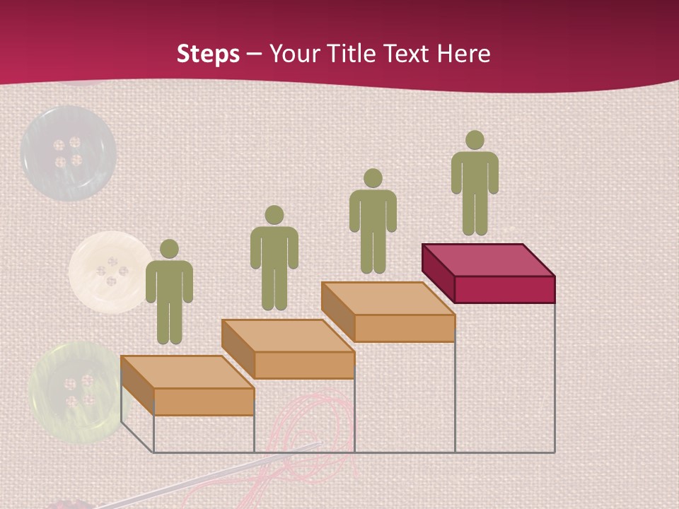 Thread Colorful Darn PowerPoint Template