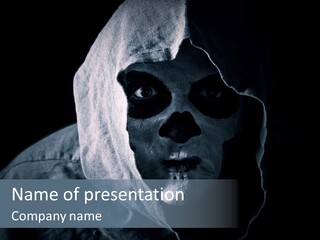 Exotic Characters Hood PowerPoint Template