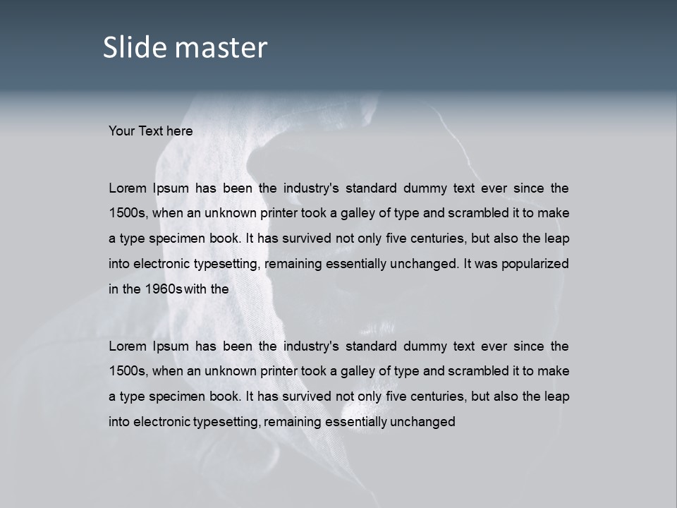 Exotic Characters Hood PowerPoint Template