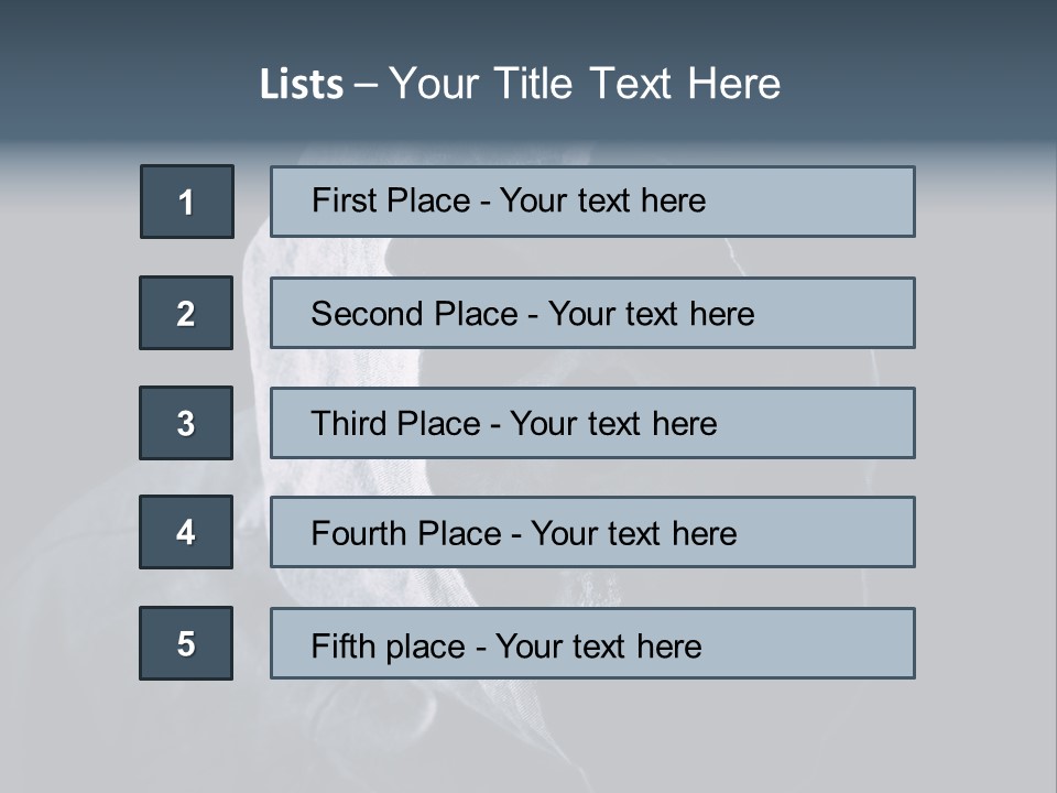 Exotic Characters Hood PowerPoint Template