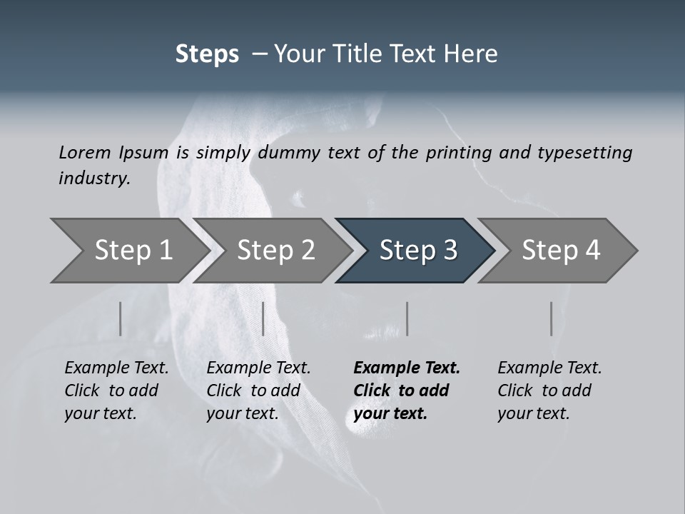 Exotic Characters Hood PowerPoint Template
