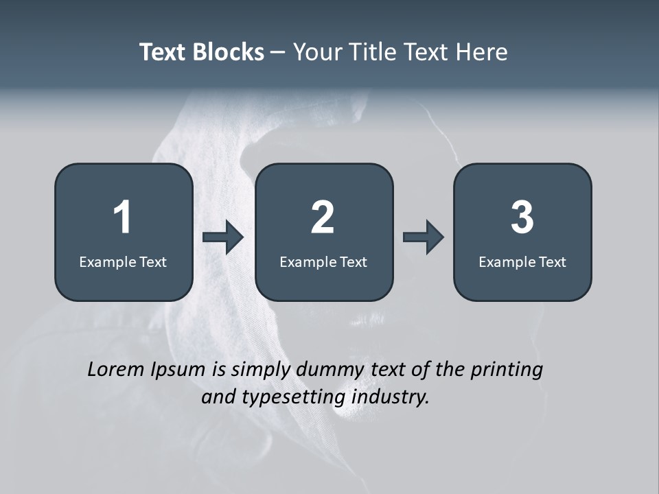 Exotic Characters Hood PowerPoint Template