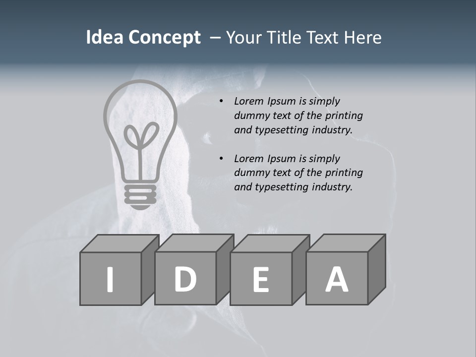 Exotic Characters Hood PowerPoint Template