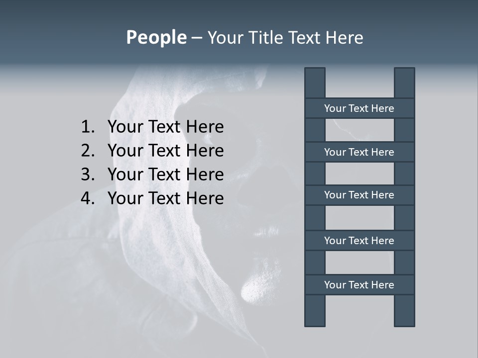 Exotic Characters Hood PowerPoint Template