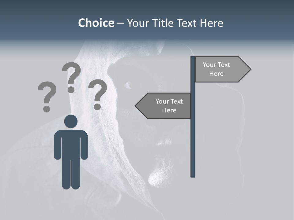 Exotic Characters Hood PowerPoint Template