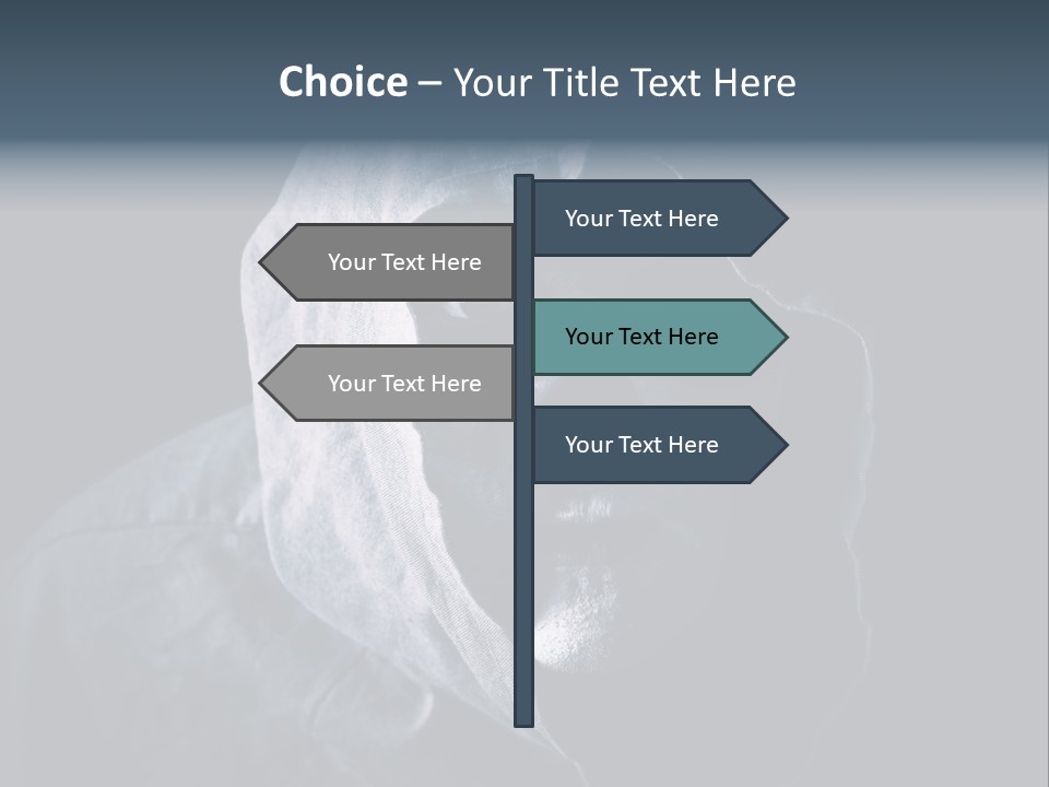 Exotic Characters Hood PowerPoint Template