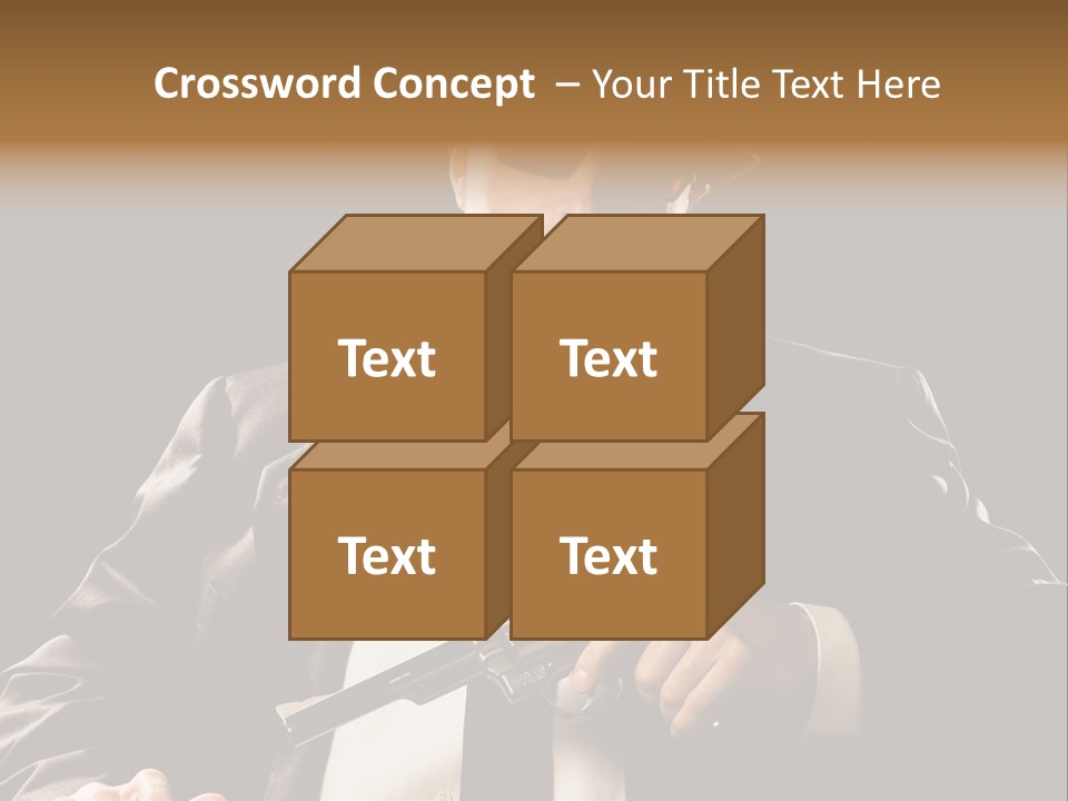 Mob  Face PowerPoint Template