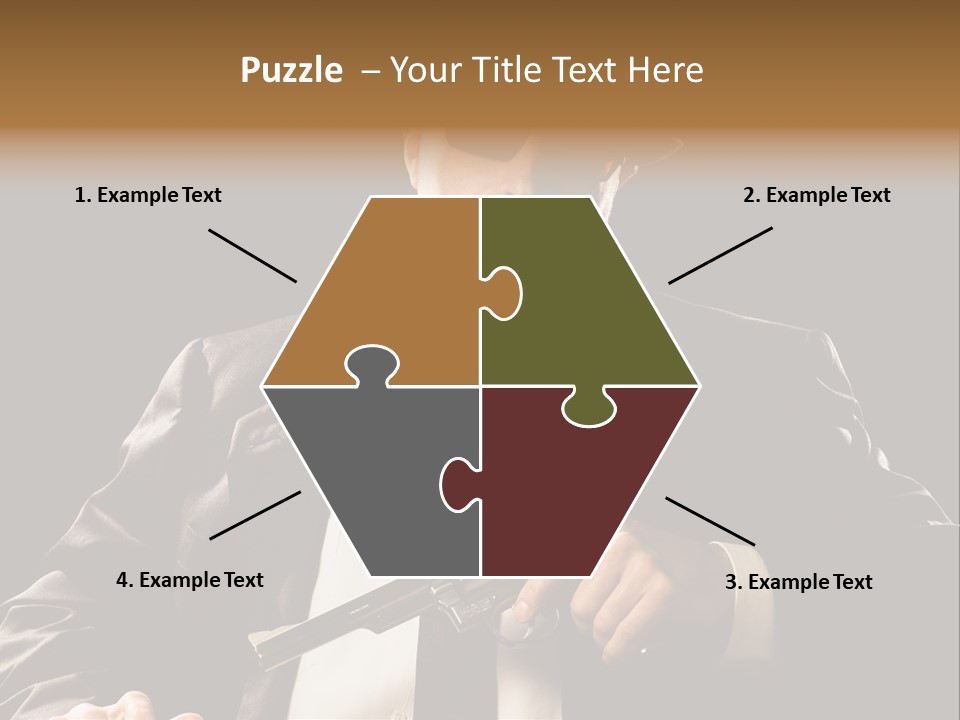 Mob  Face PowerPoint Template