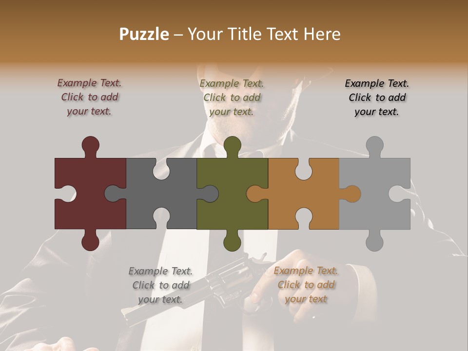 Mob  Face PowerPoint Template