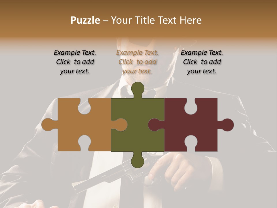 Mob  Face PowerPoint Template