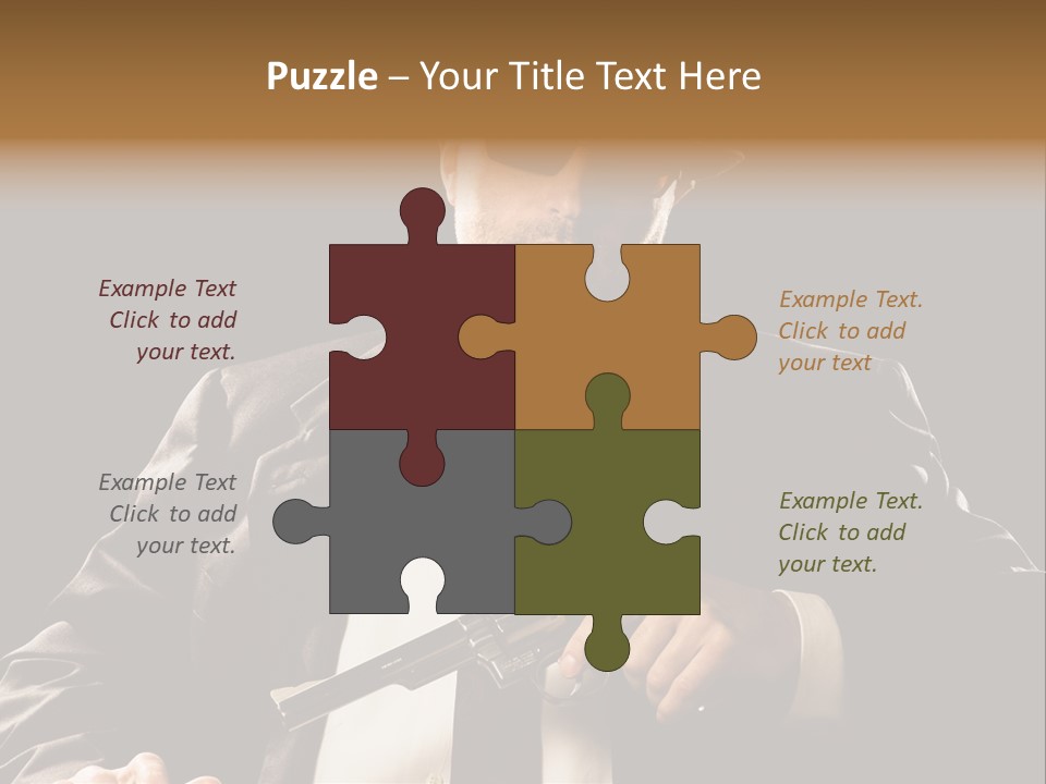 Mob  Face PowerPoint Template