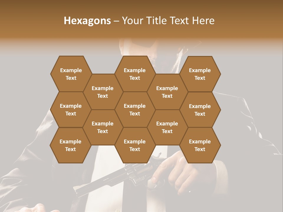 Mob  Face PowerPoint Template